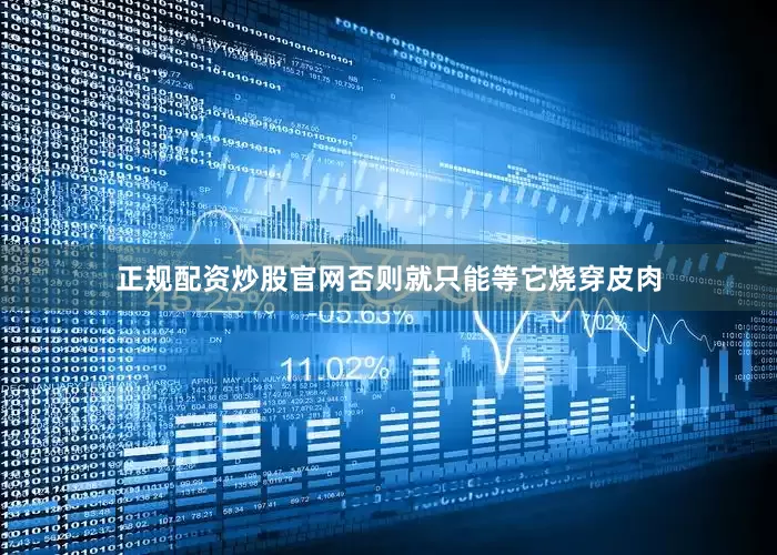 正规配资炒股官网否则就只能等它烧穿皮肉